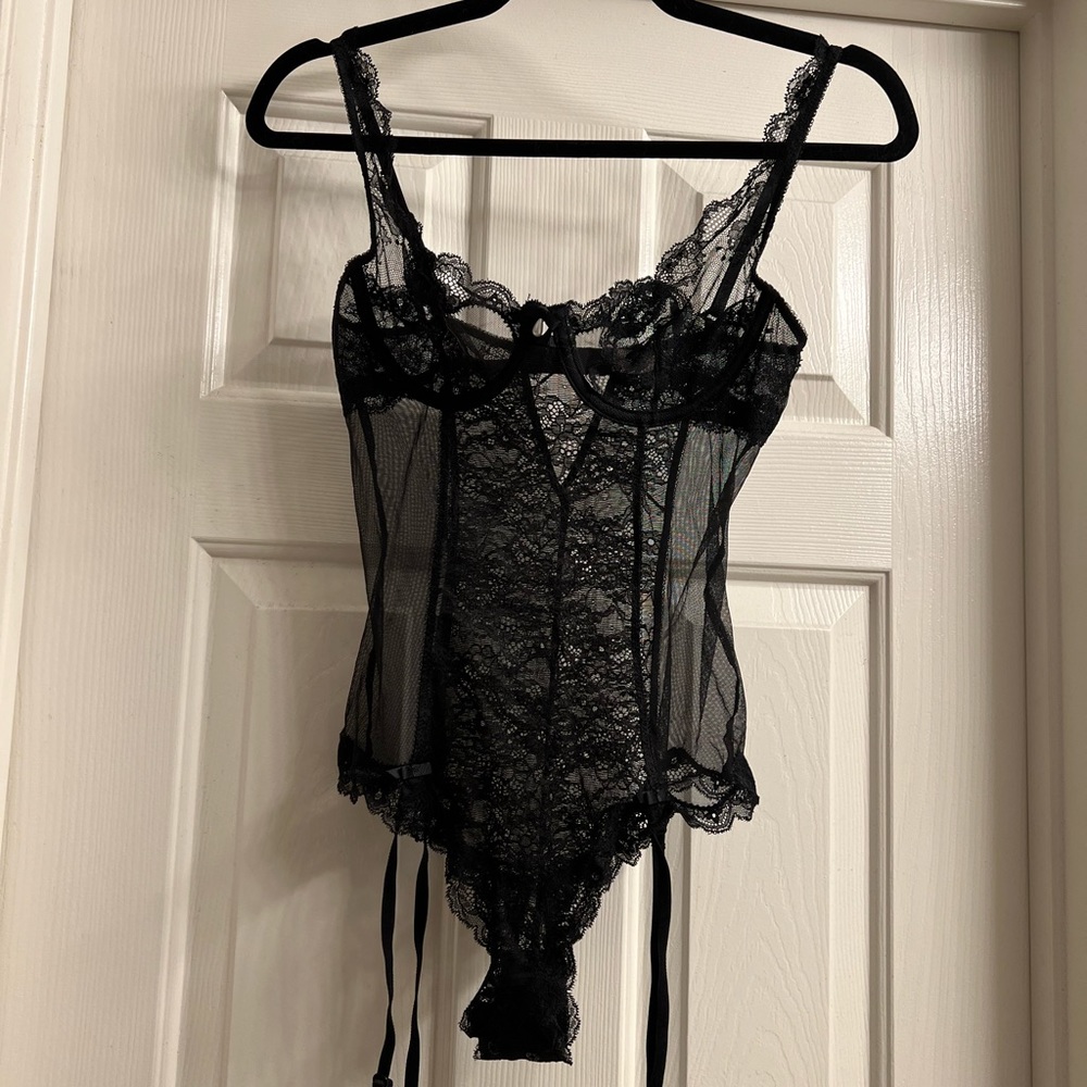 Victoria’s Secret black lace teddy